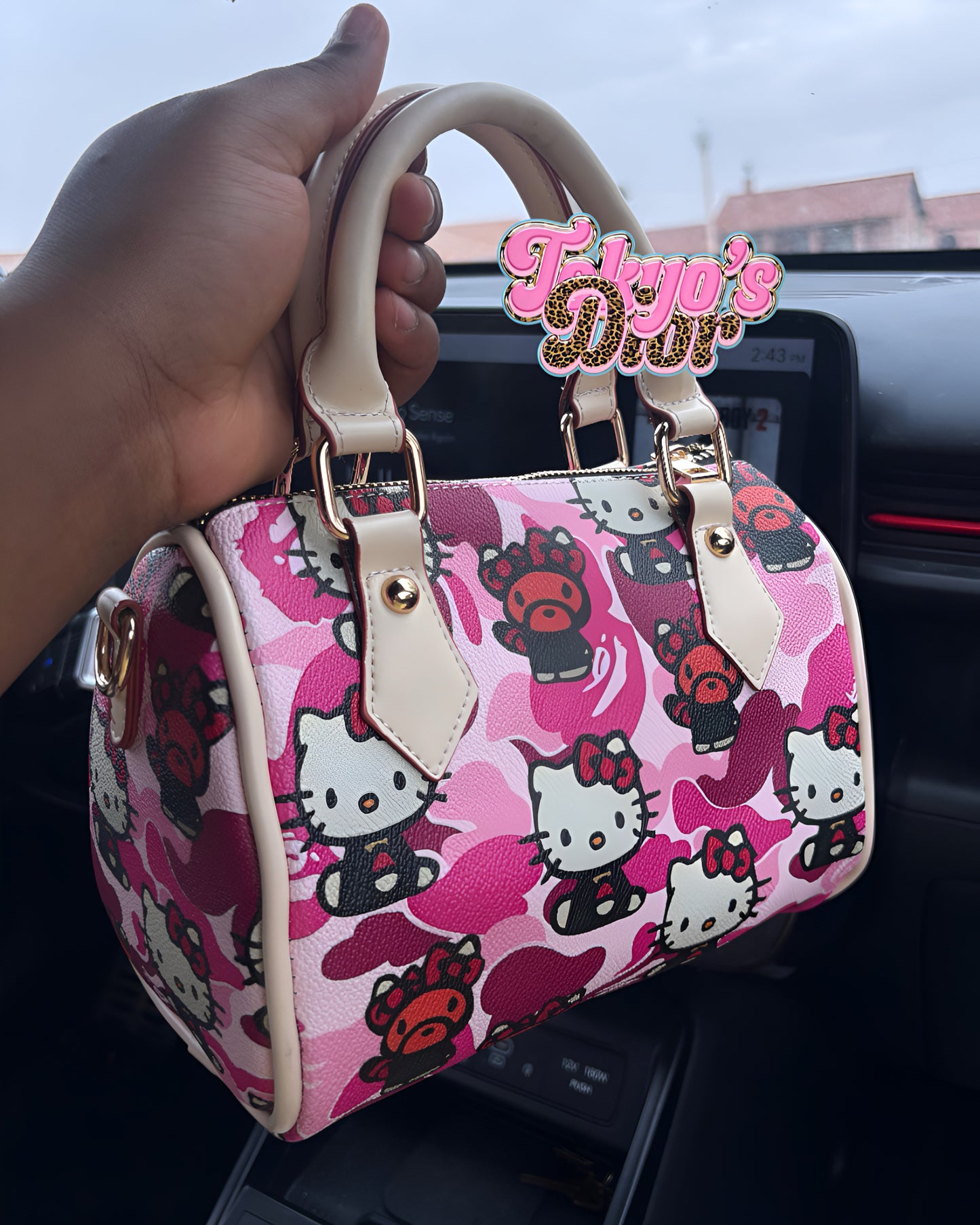 Pink Camo HK Pillow Bag