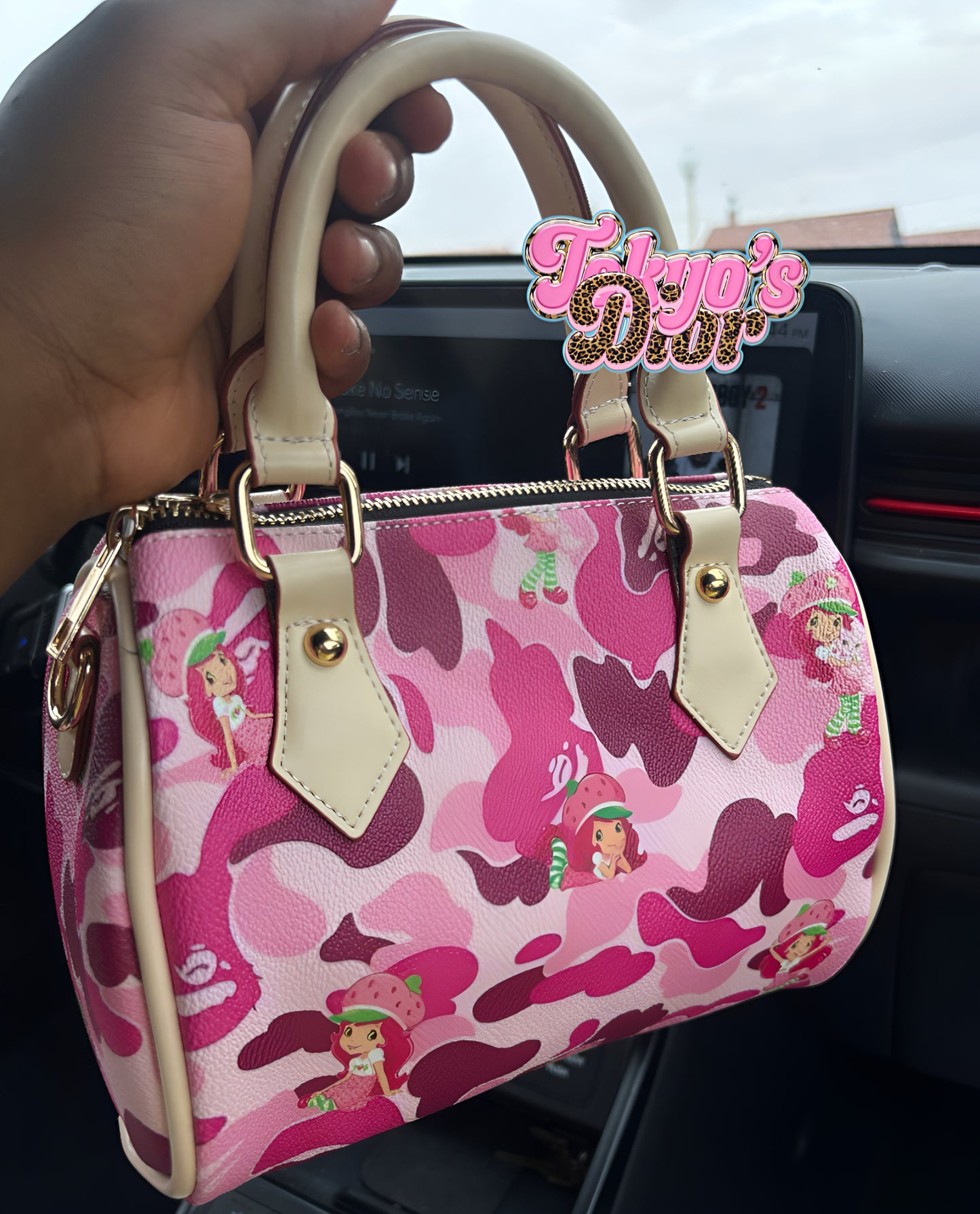 Strawberry Shortcake Camo Pillow Bag