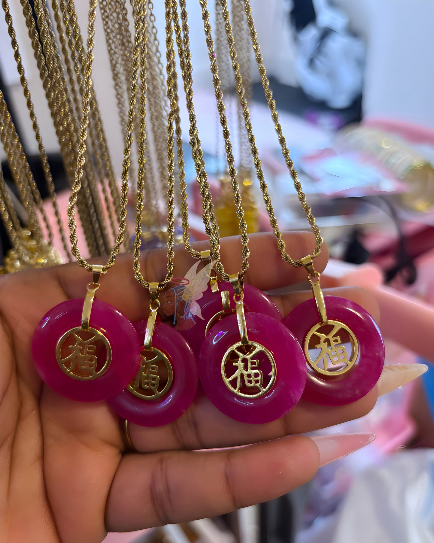 Pink Peace Jade