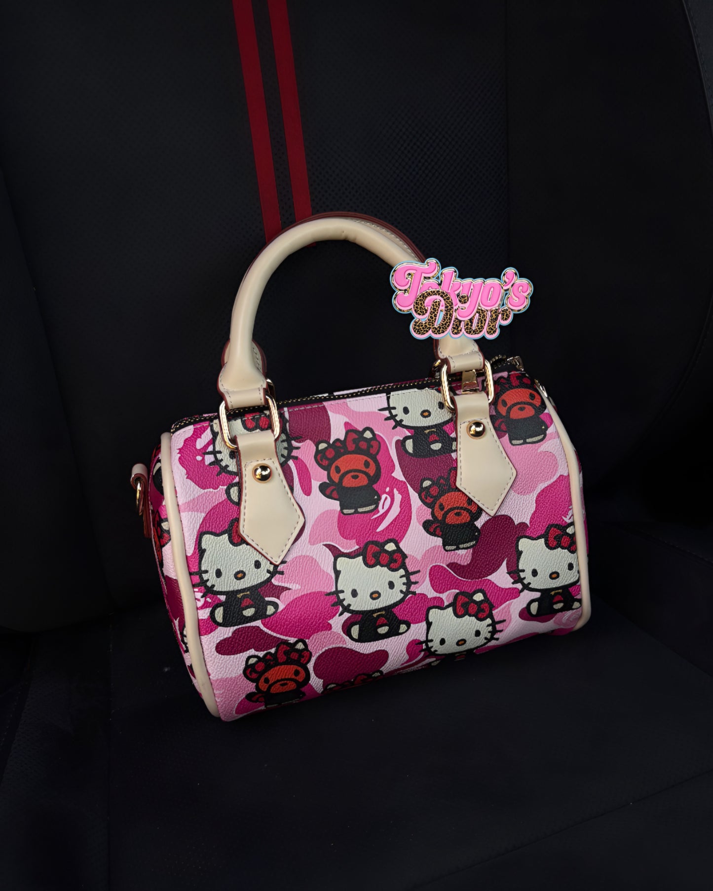 Pink Camo HK Pillow Bag