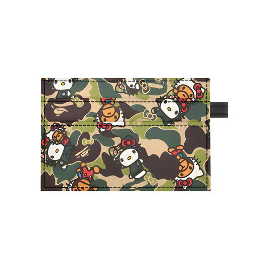 Green HK Bape Cardholder