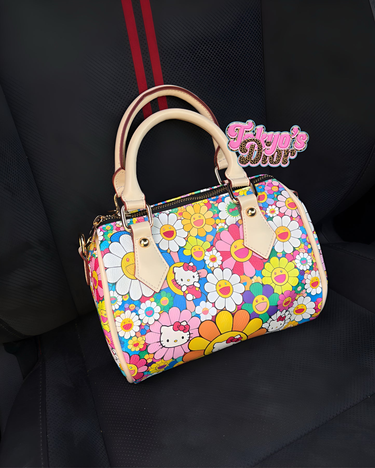 Rainbow Murakami HK Pillow Bag