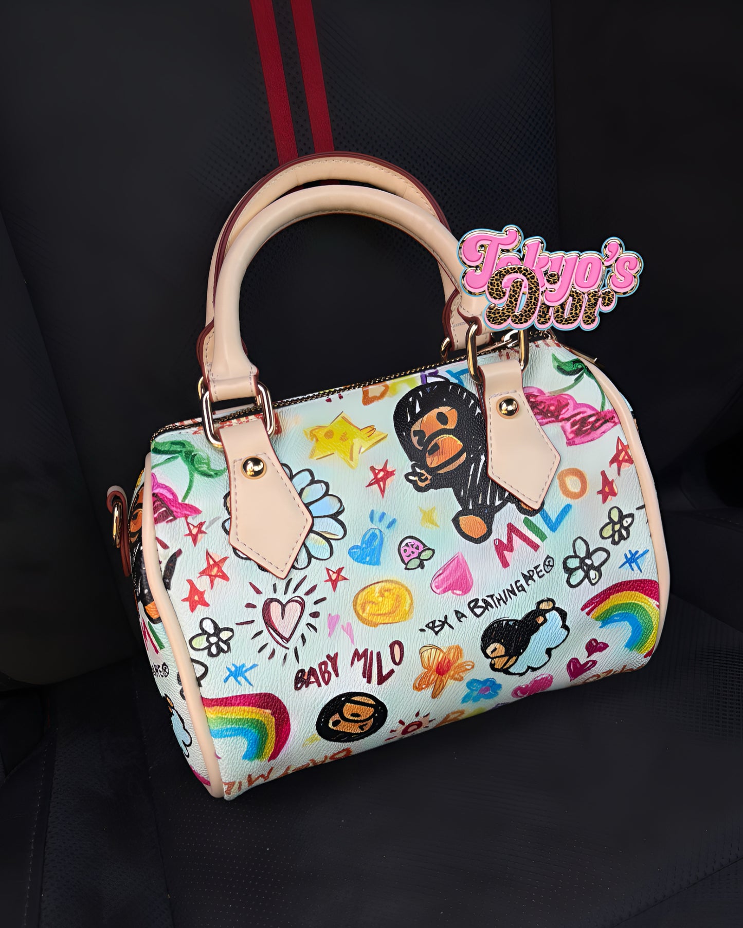 Baby Milo Doodle Pillow Bag