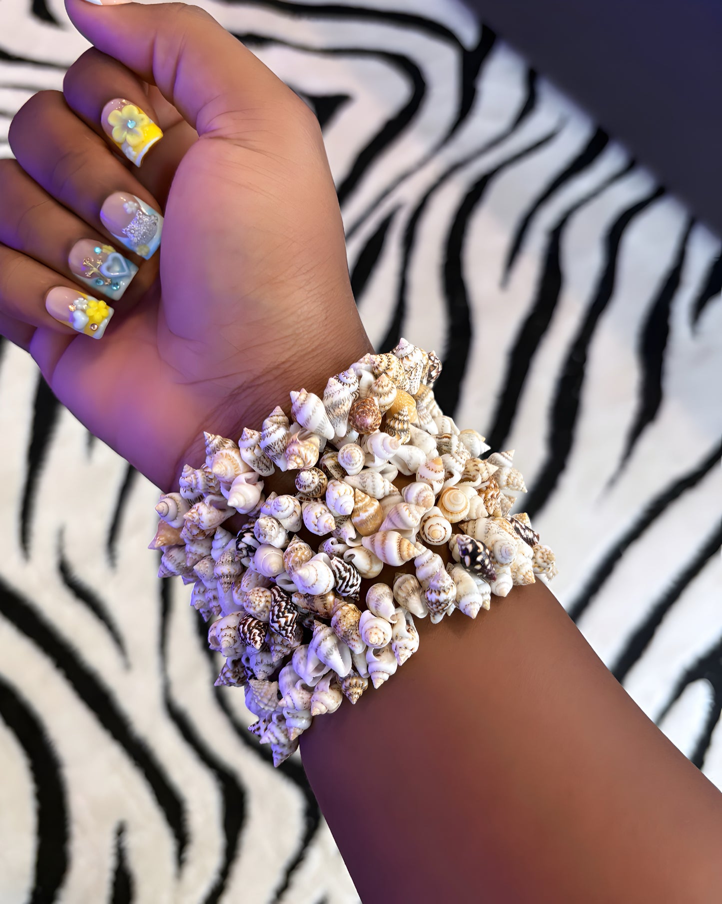 Shell Cluster Bracelet