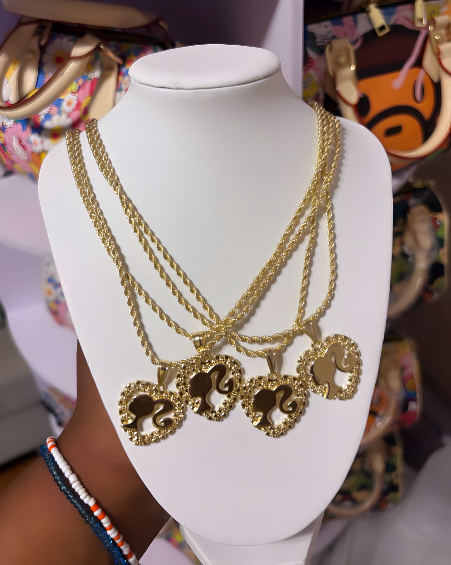 Barbie Heart Necklace