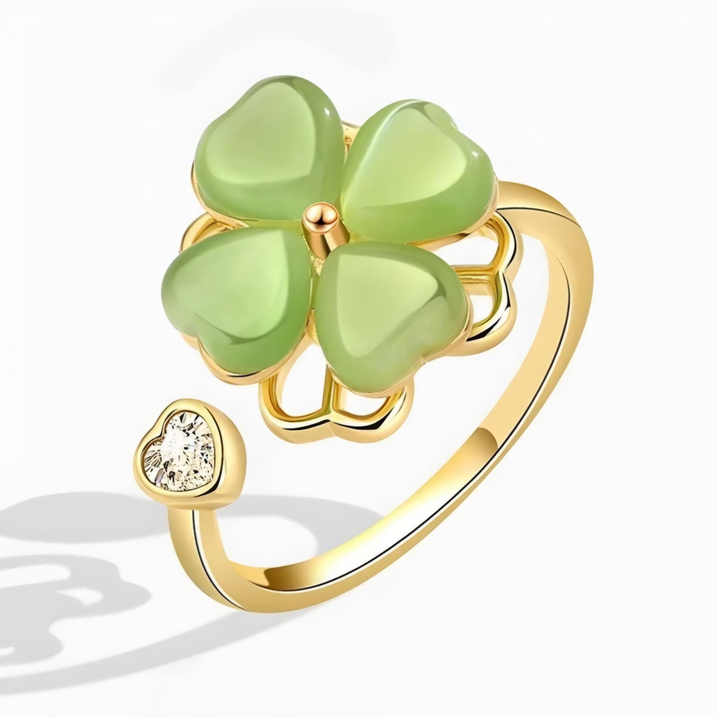 Fidget Clover Ring