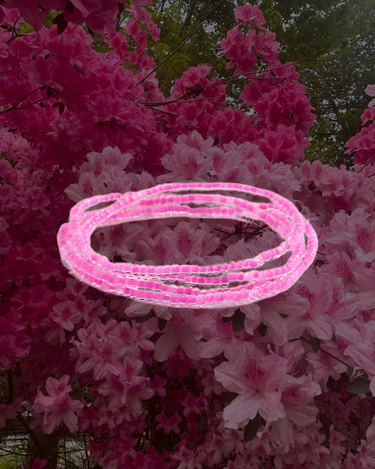 Pink Blossom Waist Bead