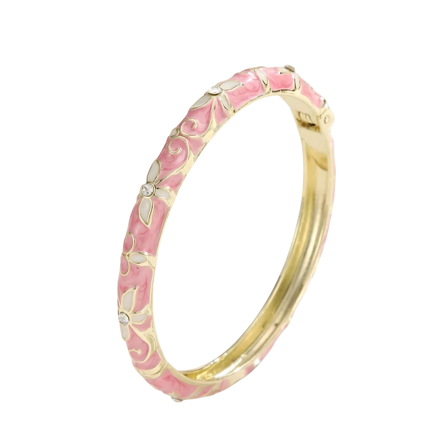 Pink Flora Bangle