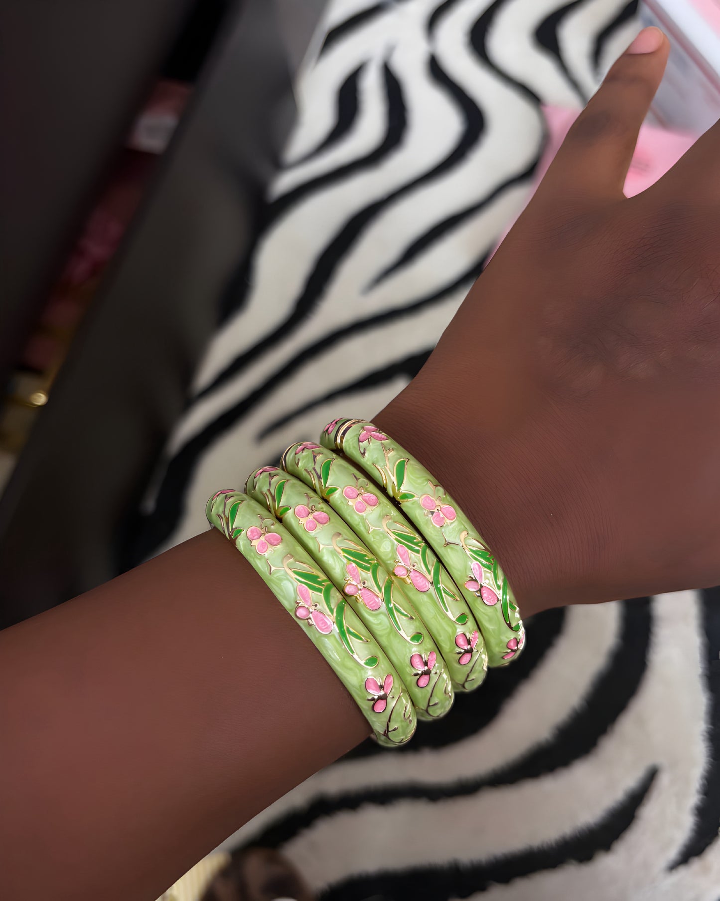 Green Firefly Bangle