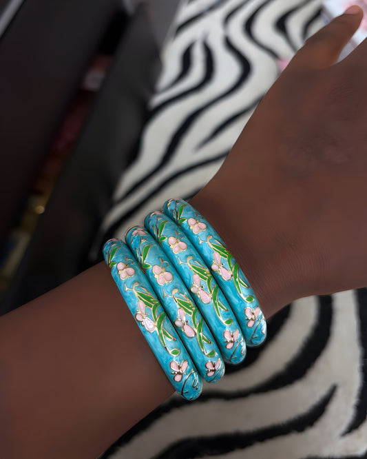 Teal Firefly Bangle