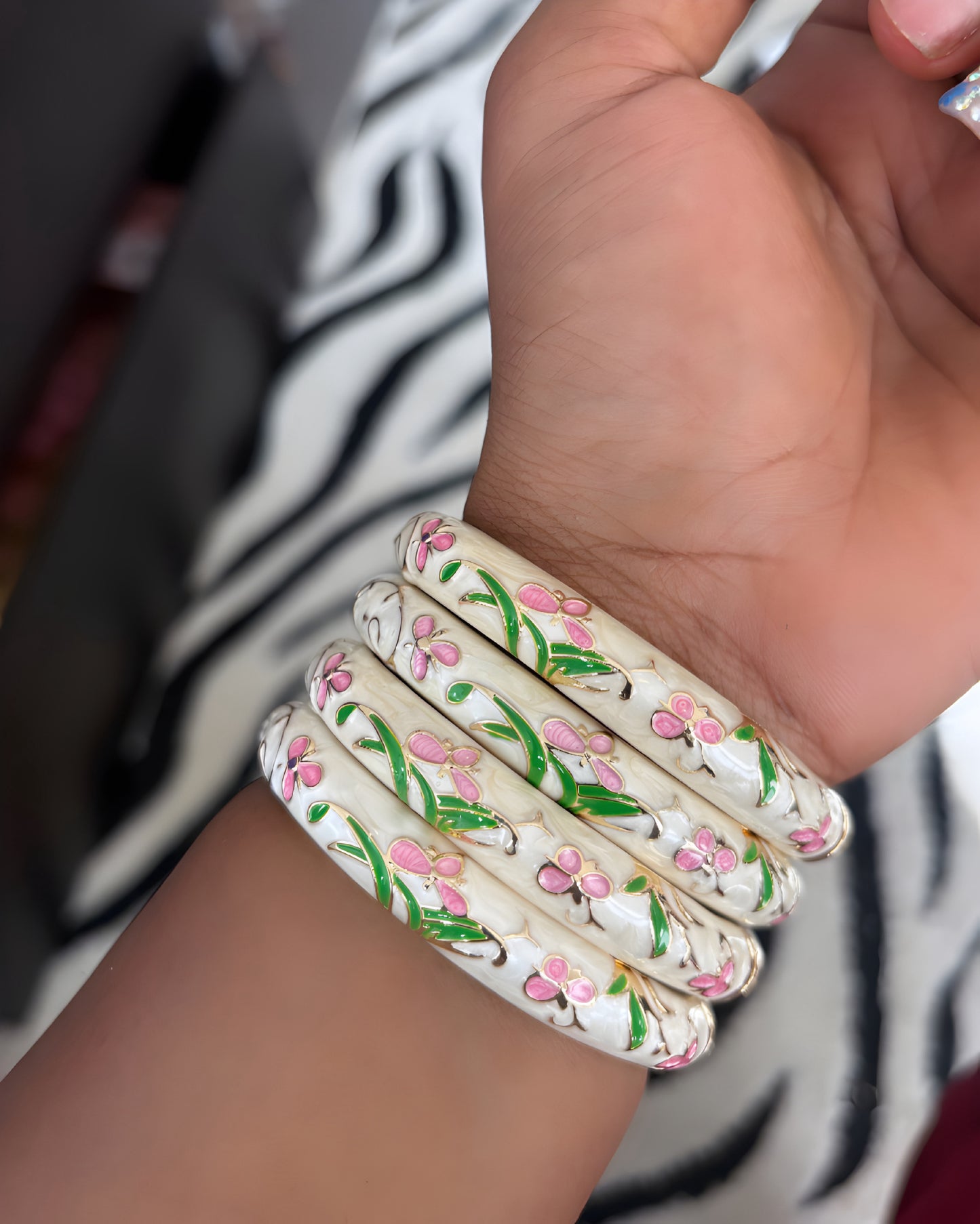 Cream Firefly Bangle