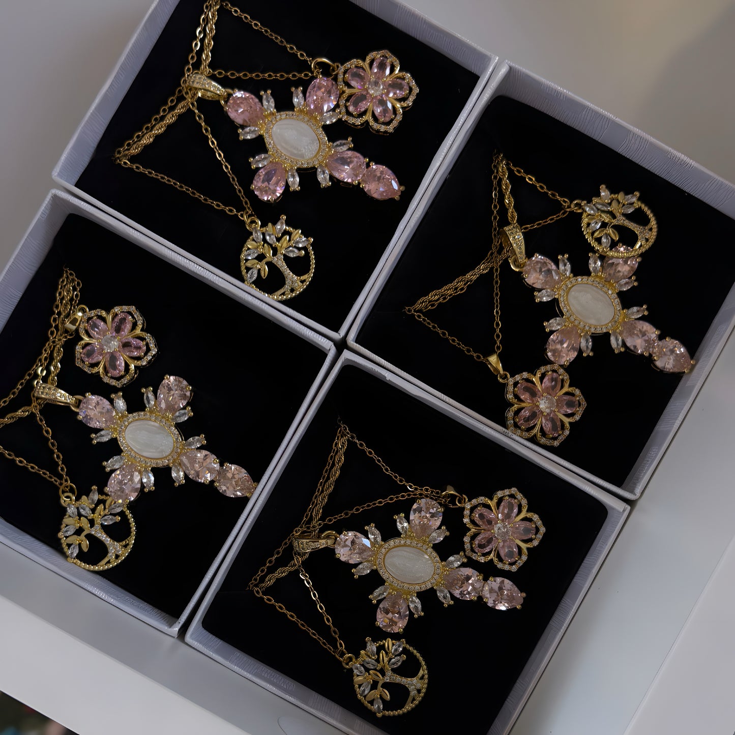 Sakura Necklace Stack