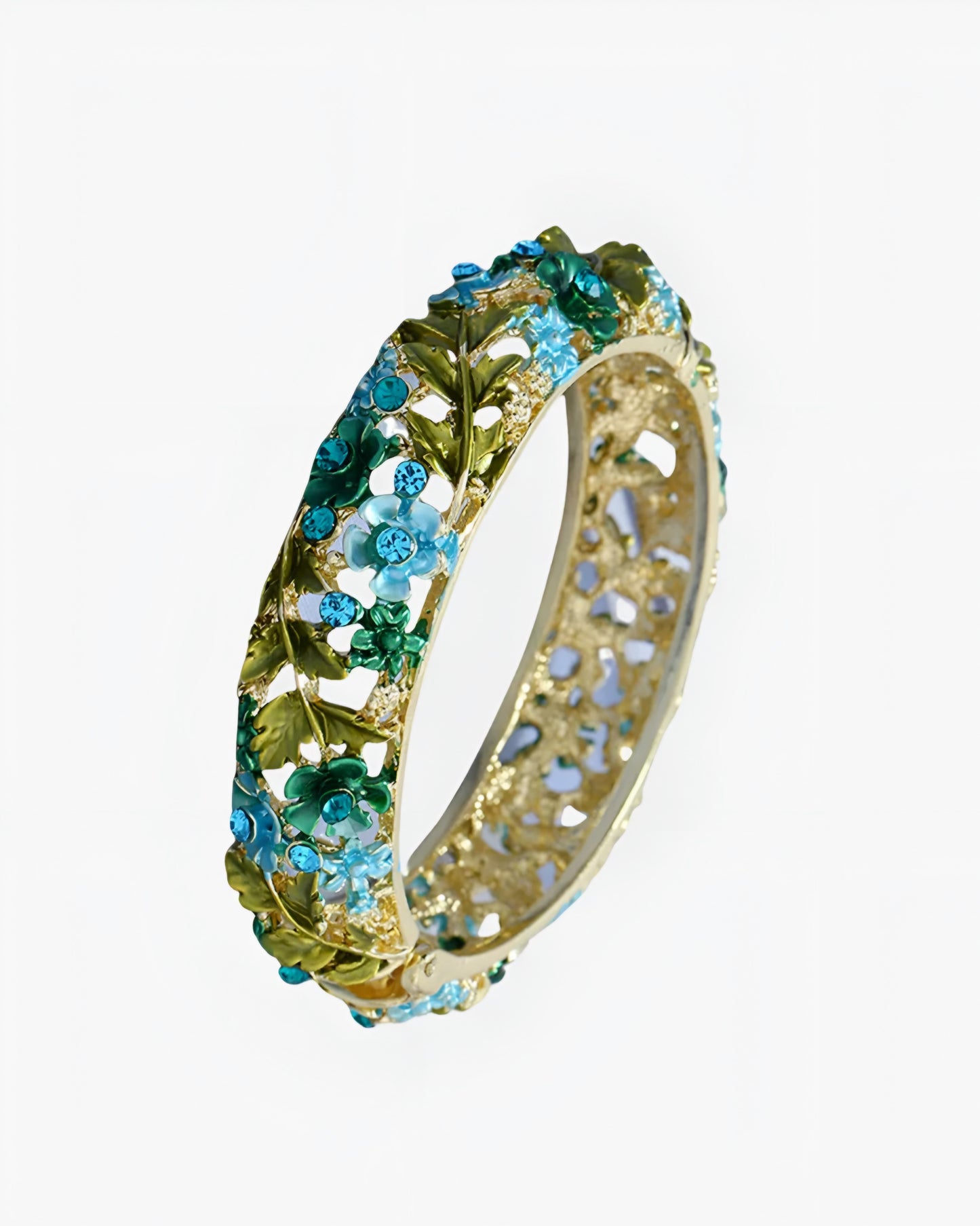 Blue Garden Bangle